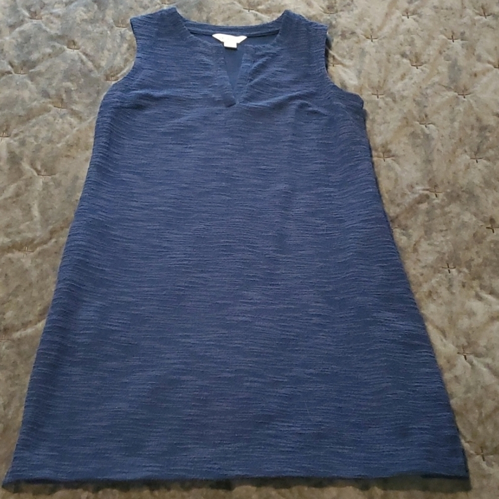 Liz Claiborne Blue Sleeveless Dress